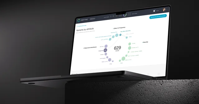 Invitae product mockup.